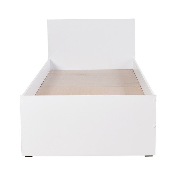 Bílá jednolůžková postel 90x190 cm KRY – Kalune Design-image-2