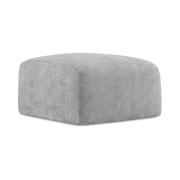 Světle šedá žinylková podnožka Leila – Makamii-image-3