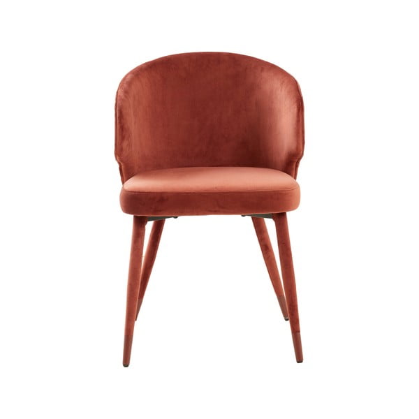 Světle červená čalouněná jídelní křesla v sadě 2 ks Kosaka – Light & Living-image-4