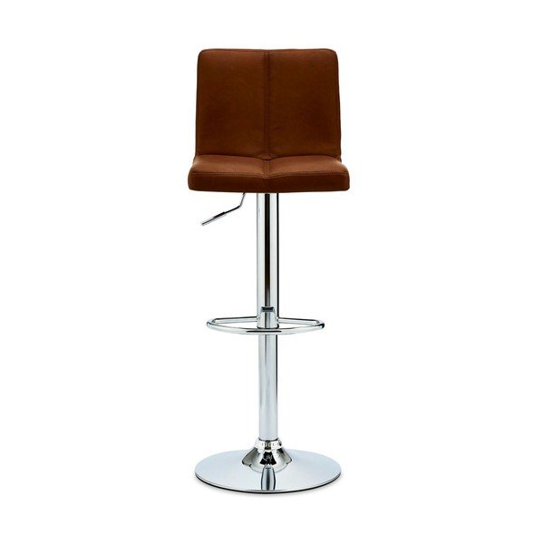 Koňakově hnědé otočné barové židle v sadě 2 ks 88 cm Coco – Furnhouse-image-1