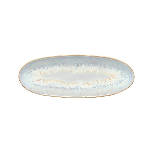 Bílý kameninový servírovací talíř Costa Nova Brisa, délka 24 cm