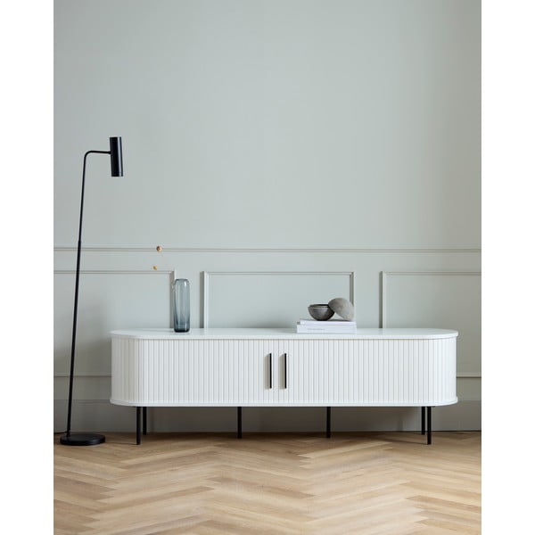 Bílý TV stolek 180x56x45 cm Nola – Unique Furniture-image-1