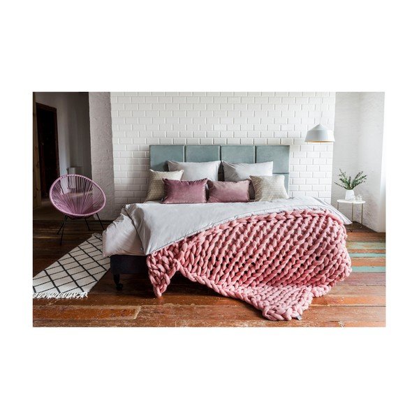 Světle šedý prodloužený povlak na peřinu na dvoulůžko z egyptské bavlny 200x220 cm Perla – WeLoveBeds-image-4