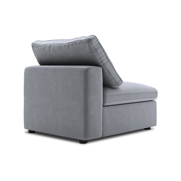 Šedá prostřední část modulární manšestrové pohovky Windsor & Co Sofas Galaxy-image-3