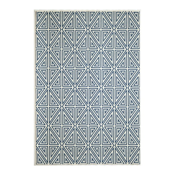 Modrý koberec Nourison Baja Rallo, 229 x 160 cm