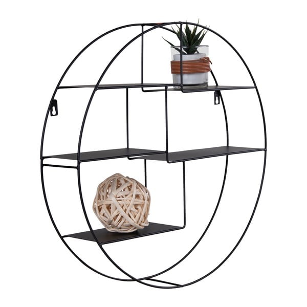 Černá patrová kovová police Genk - House Nordic-image-2