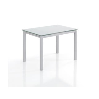 Rozkládací jídelní stůl se skleněnou deskou 70x110 cm Fast – Tomasucci