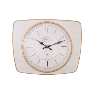 Bílé nástěnné hodiny Antic Line Vintage