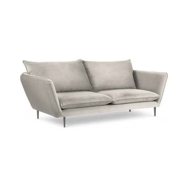 Béžová sametová pohovka Mazzini Sofas Acacia, délka 225 cm-image-4