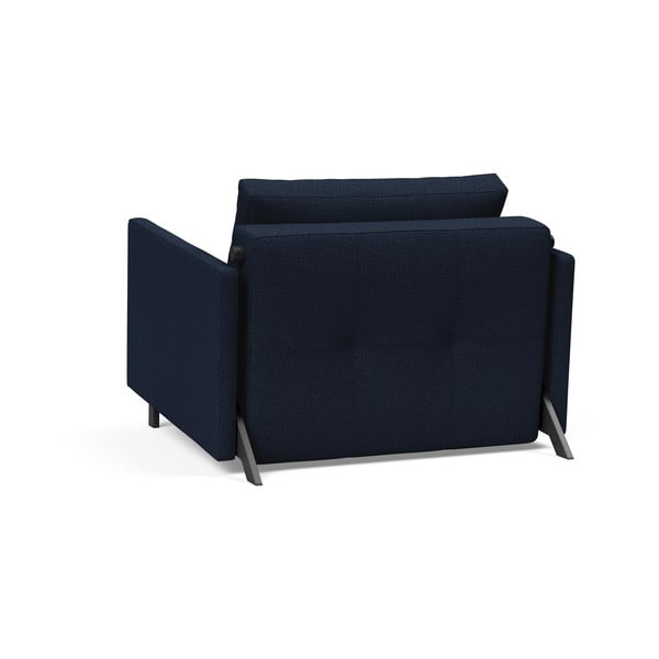 Tmavě modré rozkládací křeslo Innovation Cubed With Arms Mixed Dance Blue-image-4