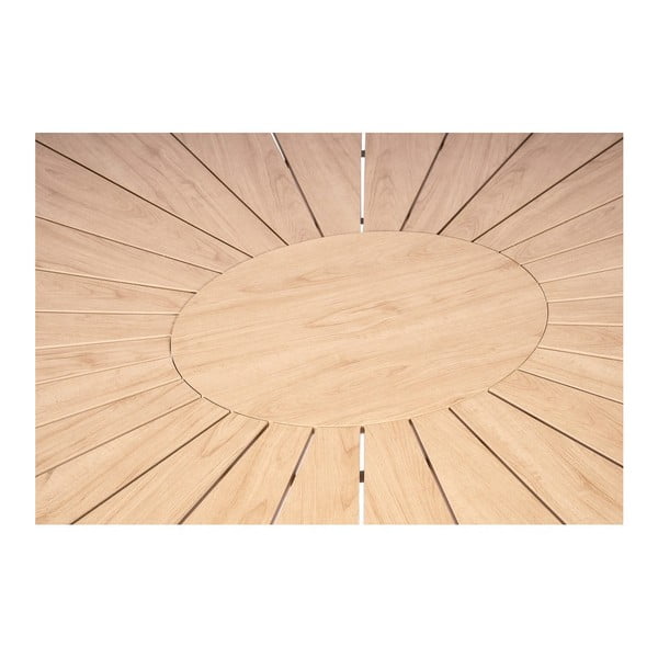 Set 4 bílých jídelních židlí Jaanna a přírodního stolu Marienlist – Bonami Essentials-image-3