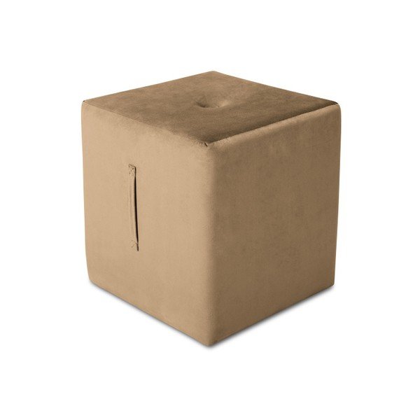 Světle hnědý puf Mazzini Sofas Margaret, 40 x 45 cm