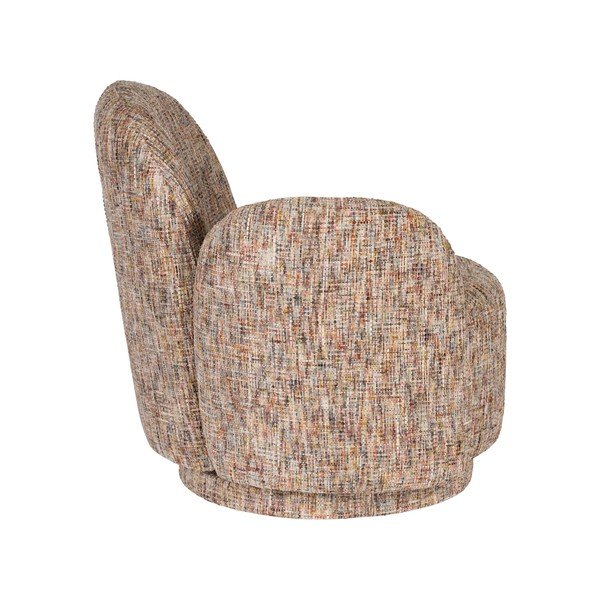 Béžové otočné žinylkové křeslo Rose – Dutchbone-image-3