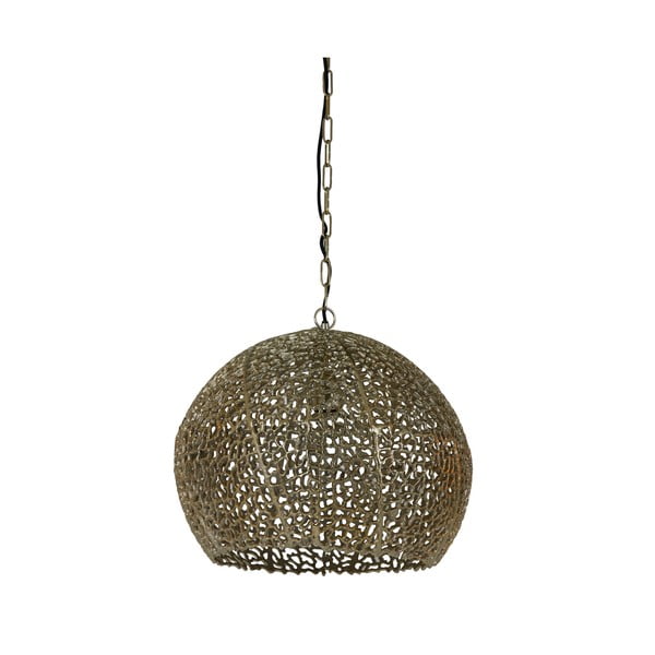 Závěsné svítidlo ve zlaté barvě s kovovým stínidlem ø 45 cm Sinula – Light & Living