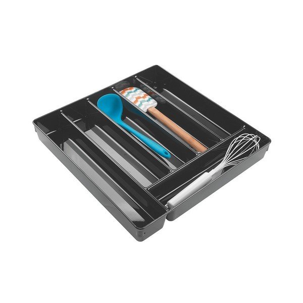 Černý příborník InterDesign Linus, 34,5 x 35 cm-image-3