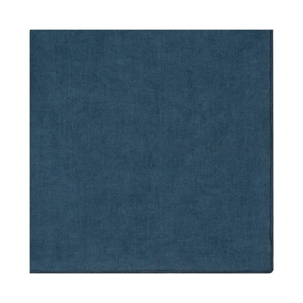 Modrý lněný ubrousek Blomus Lineo, 42 x 42 cm
