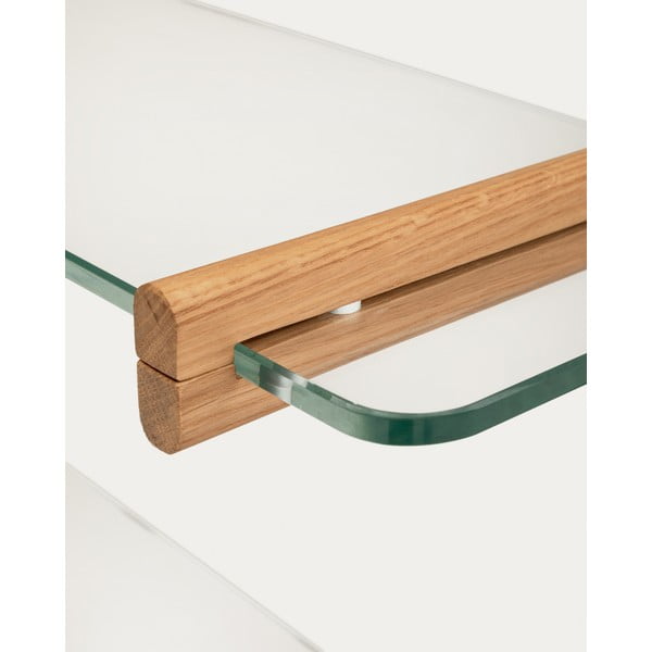 Skleněný modulární policový systém v přírodní barvě 90x202x30,5 cm Sitra – Kave Home-image-3