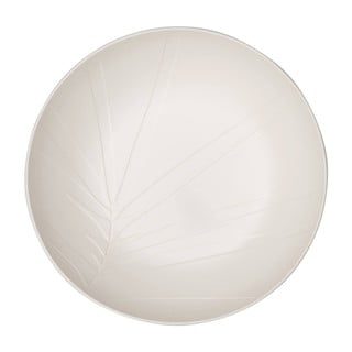 Servírovací bílá porcelánová miska Villeroy & Boch Leaf, ⌀ 26 cm