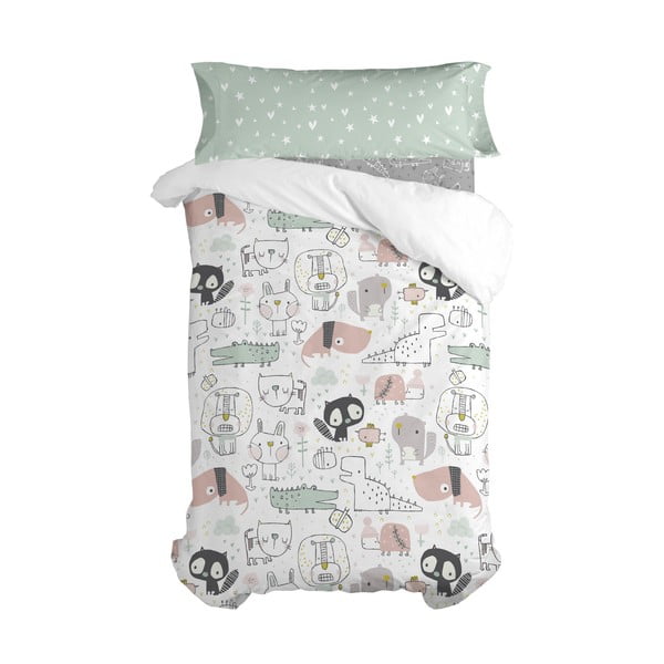 Dětské bavlněné prostěradlo Moshi Moshi Best Buddies, 90 x 200 cm-image-2