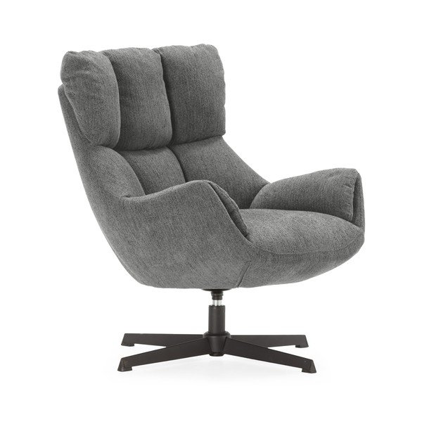 Šedé křeslo Odette – Marckeric