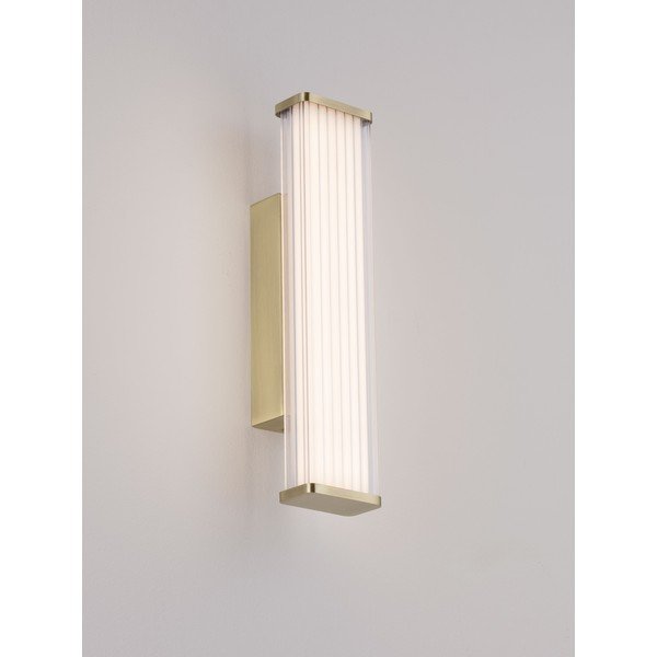 Kovové LED nástěnné svítidlo v matně zlaté barvě Misty – Nova Luce-image-2