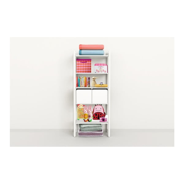 Bílá dětská skříňka Flexa Shelfie, výška 189,2 cm-image-1