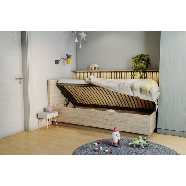 Modré dětské nástěnné svítidlo s kovovým stínidlem Mouse – GTV-image-1