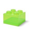 Zelený plastový dětský úložný box 25x25x18 cm – LEGO®