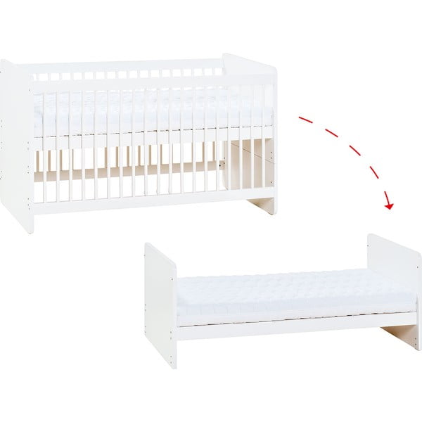 Dětská postýlka s odnímatelnou ohrádkou Vox Maxim, 70 x 140 cm-image-3