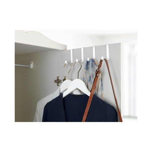 Sada 4 bílých závěsných háčků Wenko Home-image-1