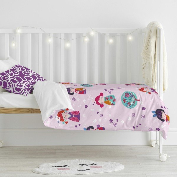 Dětské bavlněné povlečení Moshi Moshi Cherry Blossom, 115 x 145 cm-image-1