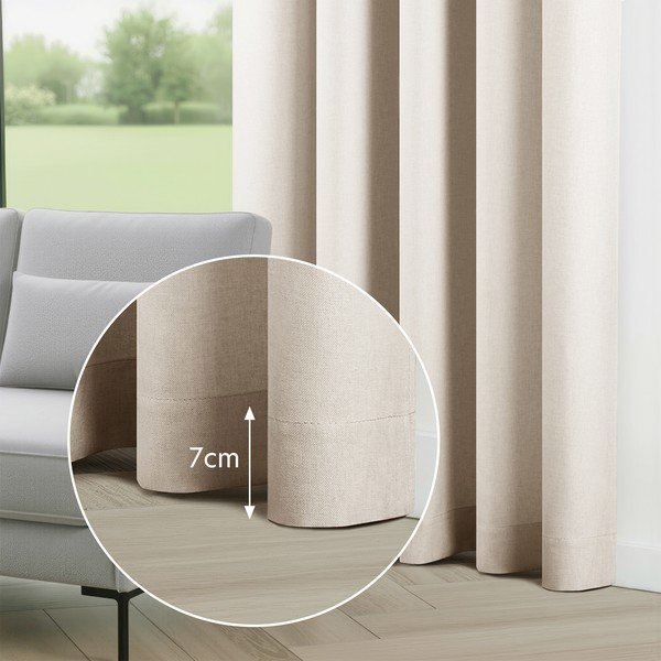 Krémový dimout závěs Calisto – Filumi-image-4