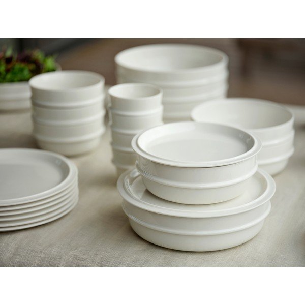 Krémová porcelánová miska 400 ml Eau – Zone-image-4