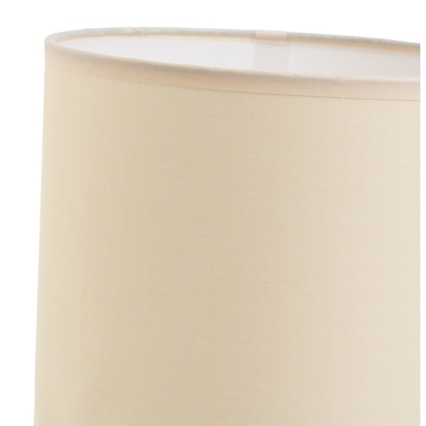 Stolní lampa v krémovo-cihlové barvě s textilním stínidlem (výška 39 cm) – Casa Selección-image-3
