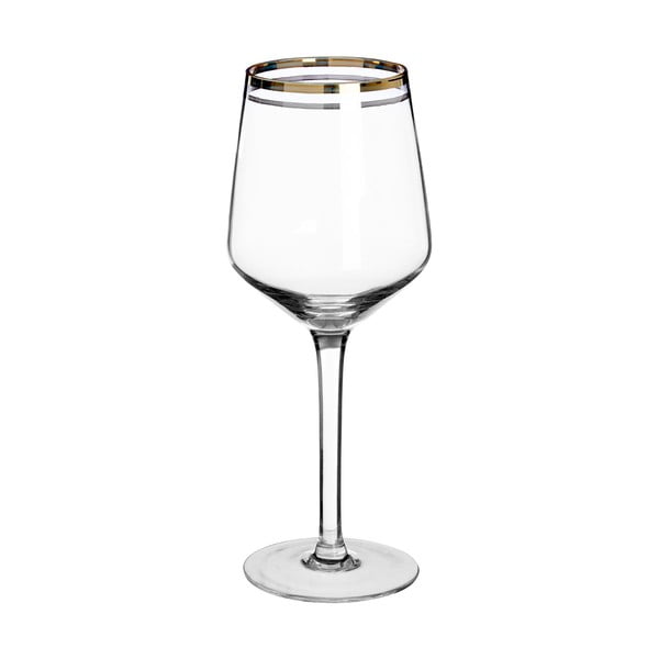 Sada 4 sklenic na víno z ručně foukaného skla Premier Housewares Charleston, 4,3 dl