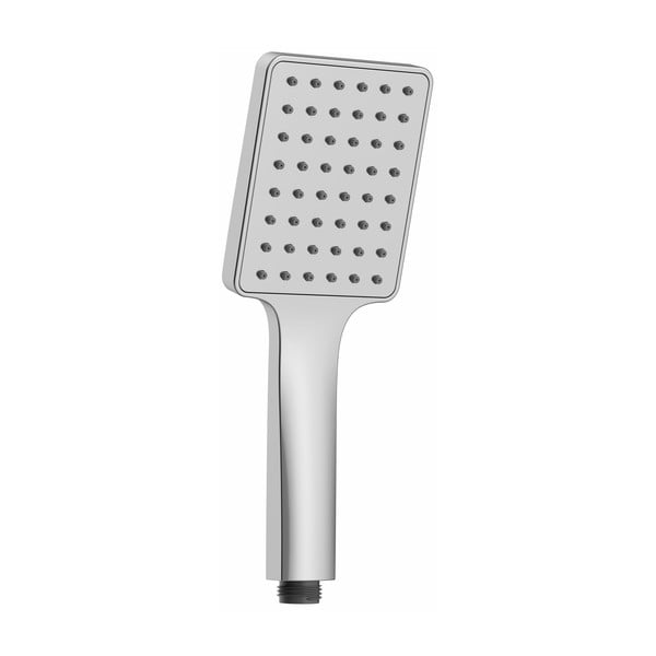 Plastová sprchová hlavice v leskle stříbrné barvě – Sapho