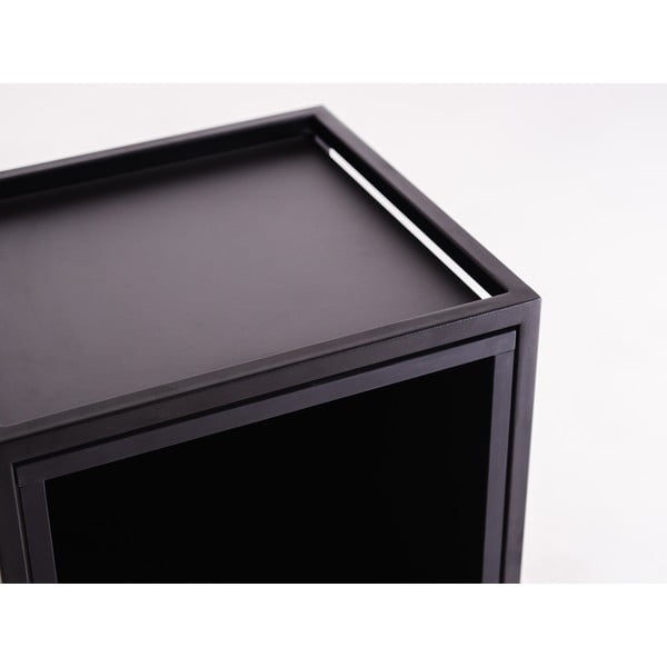 Černá knihovna 45x102 cm Skap - CustomForm-image-4