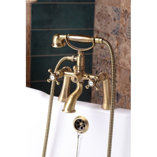 Nástěnná vanová baterie v bronzové barvě (2 výstupy) Antea – Sapho-image-2