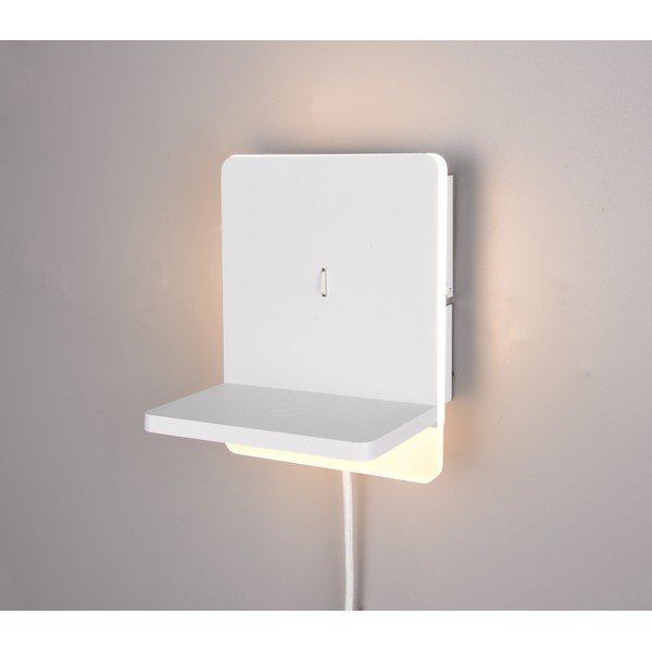 Bílé LED stmívatelné nástěnné svítidlo Fairfield – Trio-image-1