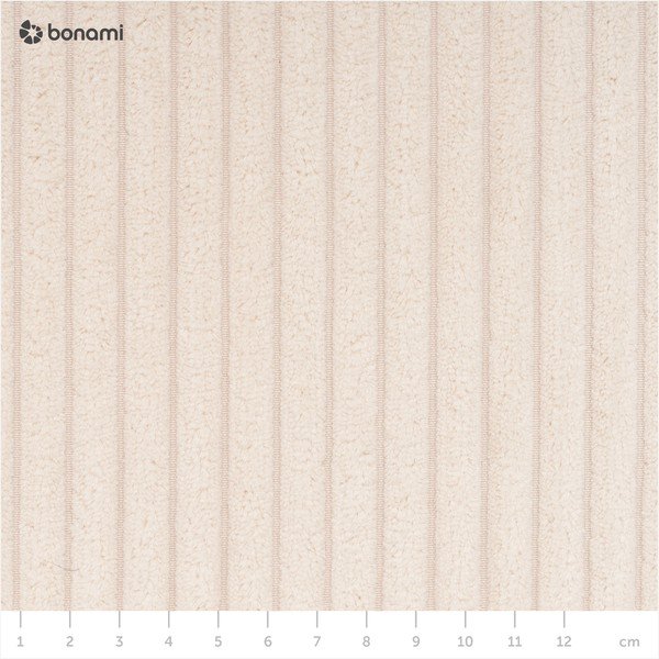 Krémová manšestrová rozkládací/s úložným prostorem rohová pohovka Sara – Ropez-image-4