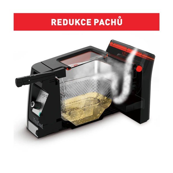 Fritéza v černo-matně stříbrné barvě Clear Duo FR600D10 – Tefal-image-3