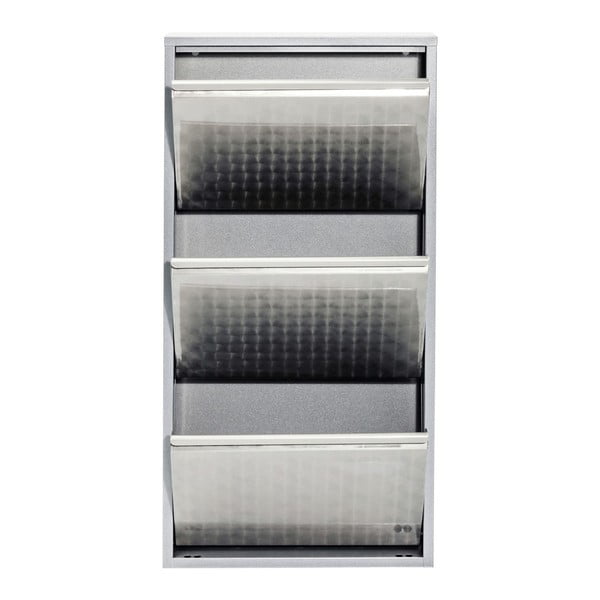 Kovový botník ve stříbrné barvě Kare Design Caruso-image-1