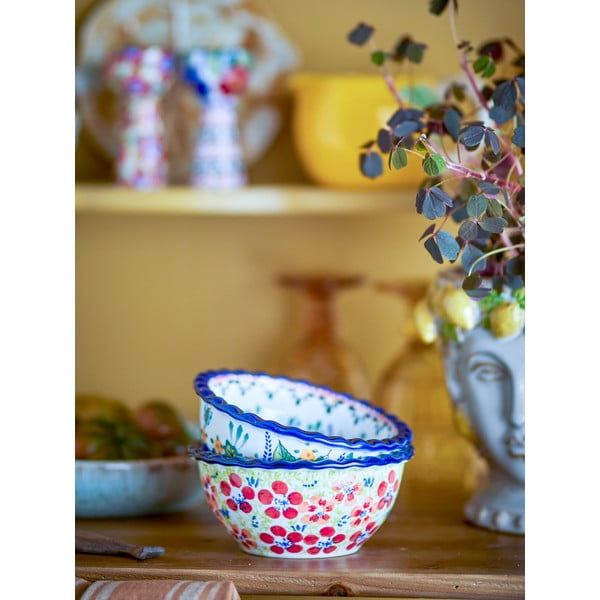 Servírovací misky v sadě 2 ks z kameniny 380 ml Florist – Bloomingville-image-3