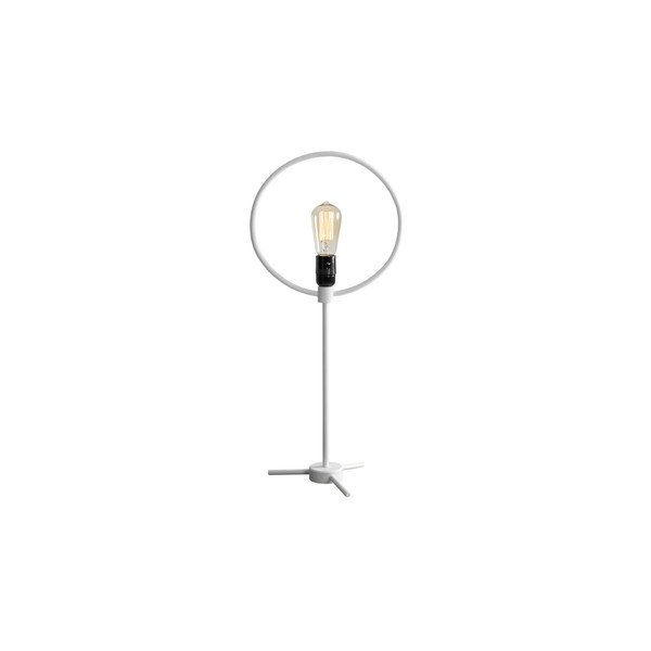 Bílá stolní lampa Custom Form Bullet