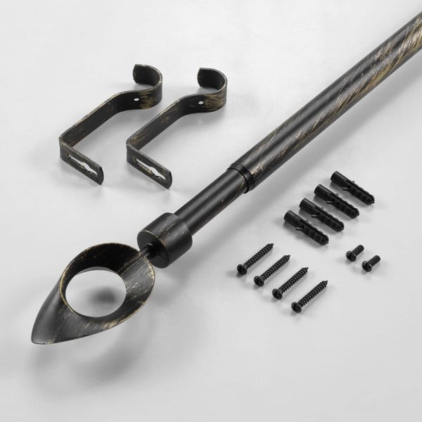 Kovová roztažitelná garnýž 120 - 210 cm Ovalon – douceur d'intérieur-image-3