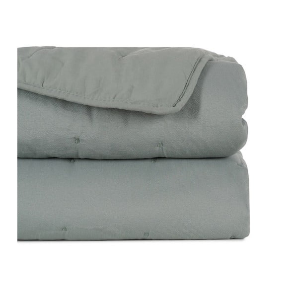 Šedozelený prošívaný přehoz 230x280 cm – Ixia