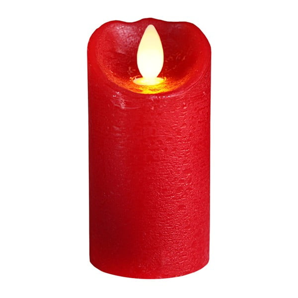Červená svítící LED svíčka Best Season Glow Flame