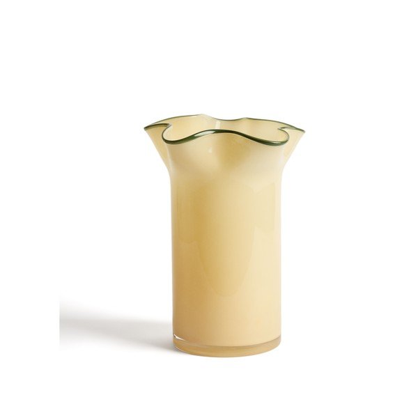 Žlutá skleněná váza (výška 31 cm) Endasi – Kave Home