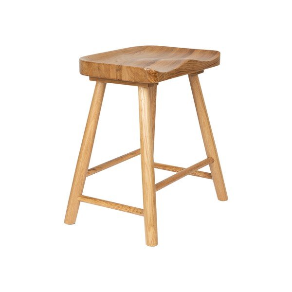 Stolička z dubového dřeva v přírodní barvě Vander – White Label-image-1