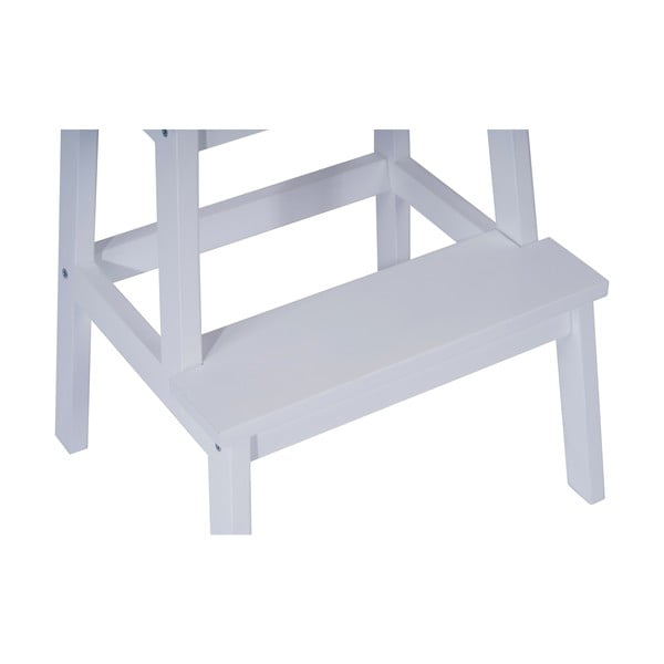 Bílá stolička z kaučukového dřeva Corg - Bonami Essentials-image-2